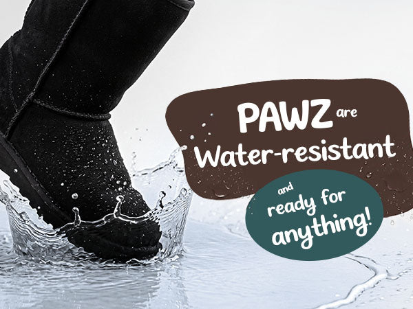 Men's PAWZ water-resistant footwear.