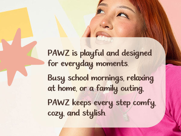 Women's PAWZ footwear brand story.